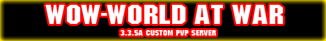 WoW-World At War 3.3.5a Custom PVP 2026