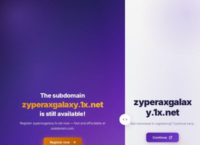 New Zyperax Galaxy