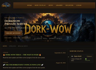 Screenshot of DorkWoW